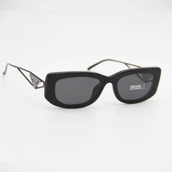 NEW PRADA PR14YS 1AB5S0 UNISEX BLACK EYEWEAR PR 14YS UNISEX SUNGLASSES SPR 14Y - Picture 2 of 15